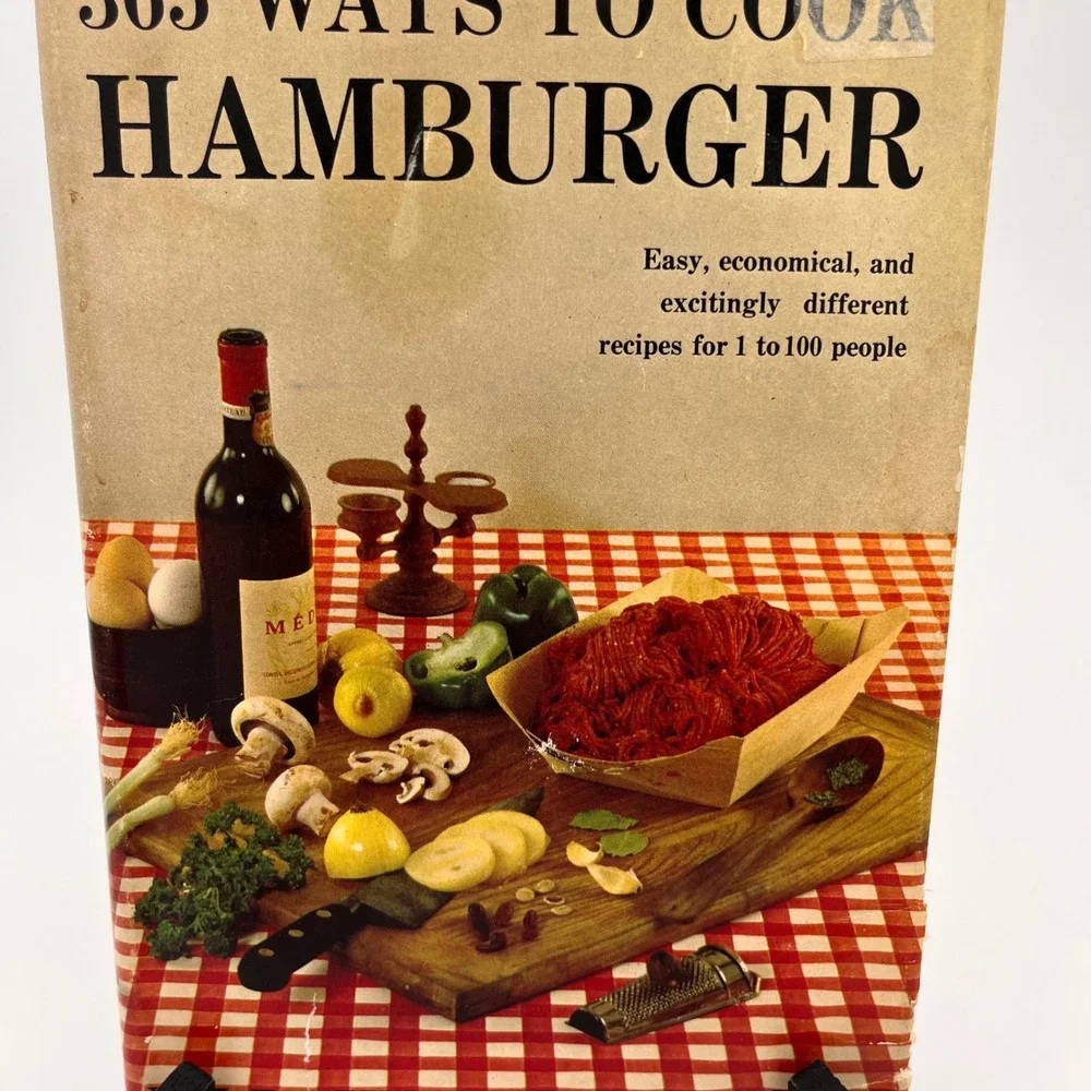 365 Ways to Cook Hamburger Doyne Nickerson Vintage 1960 Hardcover Cookbook